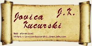 Jovica Kucurski vizit kartica